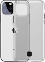 Beschermhoes iPhone 11 Pro Max met sleutelkoord - Donker transparant