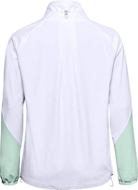 FEOYA Hardloopjack zonder mouwen, voor dames, slank effect, ritssluiting, voor fitness, hardlopen, yoga, maat S-XL, Wit., S
