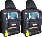Luxe Autostoel Organizer met Tablet Houder - Auto Organiser - IPad Houder Auto - 2 stuks