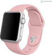 watchbands-shop.nl bandje - Geschikt voor Apple Watch Series 1/2/3 (38mm) - Roze - M/L