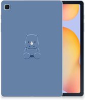 Cover Geschikt voor Samsung Galaxy Tab S6 Lite | Tab S6 Lite 2022 Beschermhoes Baby Rhino met transparant zijkanten
