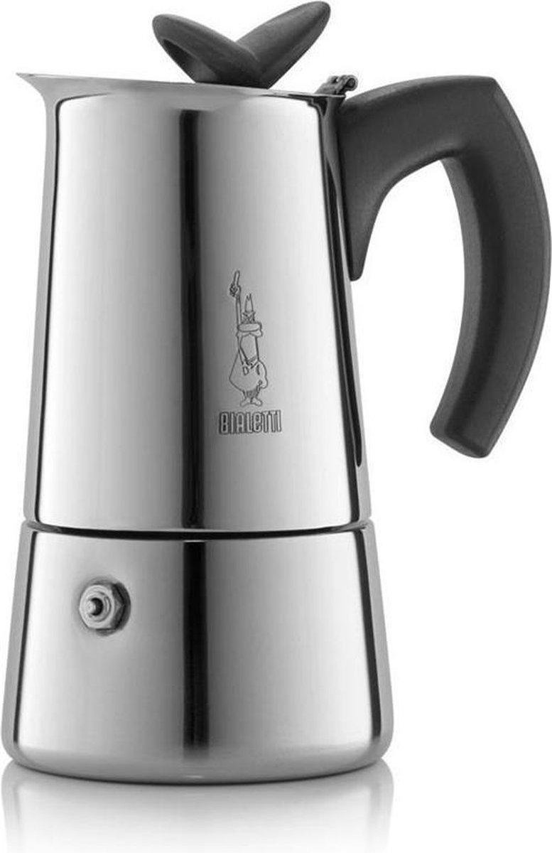 Bialetti Musa percolator inductie 4 kops + Bialetti koffie proefpakket