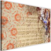 Schilderij Notities van een ballerina , 2 maten , multikleur (wanddecoratie)