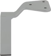 RVS / INOX vierkanten design meubelpoot 15 cm