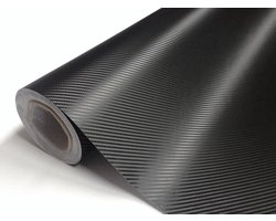 Auto/Car Wrap Folie 3D Carbon - Vinyl Auto / Car Wrapping Carbon folie- 100 x 50 cm - Zwart