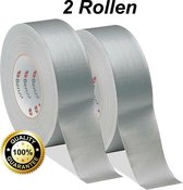 Duct tape Ducktape Extra Sterk Grijs - 50 mtr x 5 cm - 2 Rollen