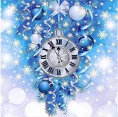 Diamond Painting "JobaStores®" Kerst Klok 40x40cm
