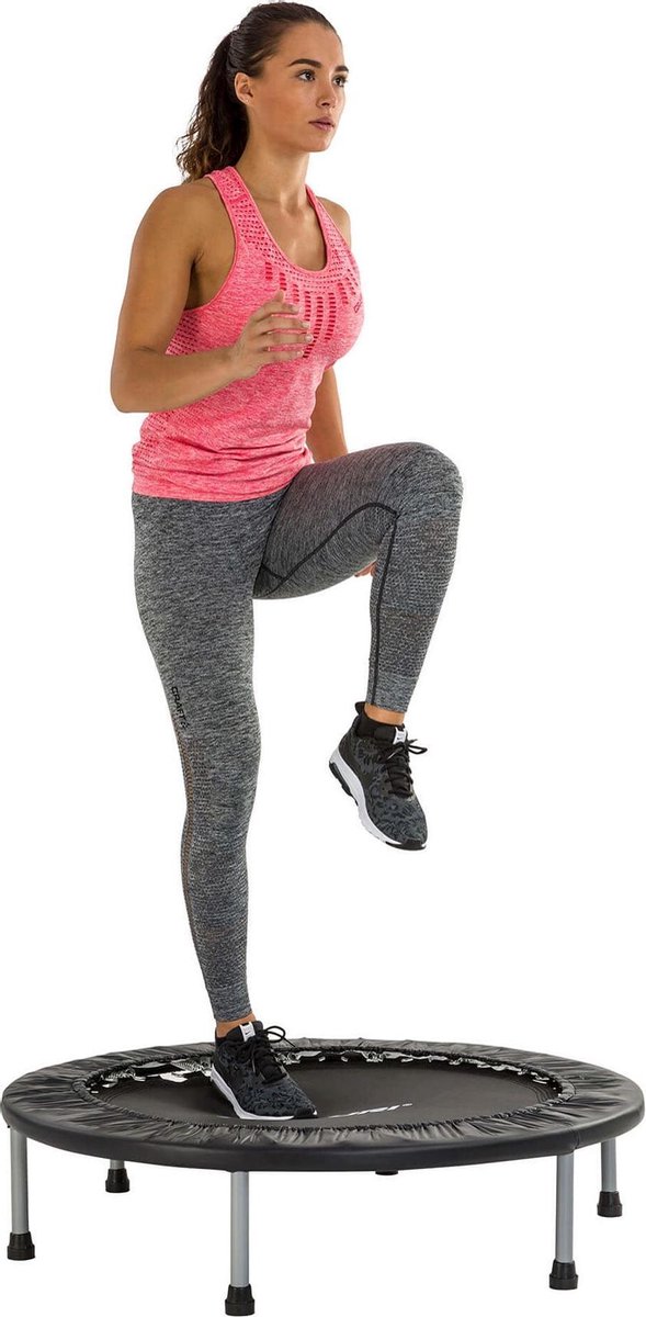 Tunturi Funhop Fitness trampoline - 125 cm - incl. gratis fitness app — afbeelding 14