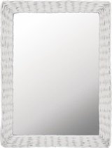 Wandspiegel 60x80 cm (incl LW 3d klok) - spiegel