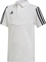 adidas Tiro 19 Cotton Polo kinderen - Wit - maat 140