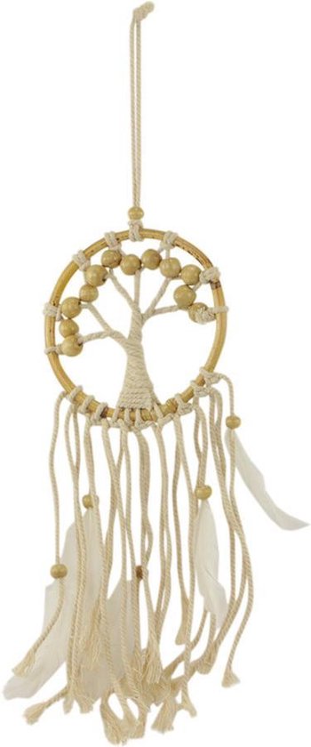 Dromenvanger Tree of Life avec des Perles en bois (47 cm)