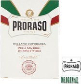 Proraso white pakket- Aftershavebalsem anti- irritatie en Pre Shave Crème