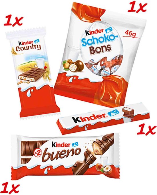 Ferrero - Kinder Maxi Mix met knuffel - 133g | bol.com
