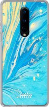 OnePlus 8 Hoesje Transparant TPU Case - Endless Azure #ffffff