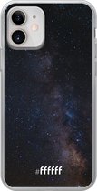 iPhone 12 Mini Hoesje Transparant TPU Case - Dark Space #ffffff