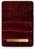iDeal of Sweden Magnetic Card Holder Mono voor Universal Claret Croco
