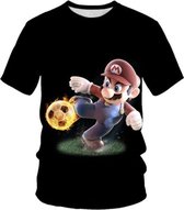 Mario t-shirt - Mario voetbal - 140 - kinderen - kleding - mode - Mario - korte mouw