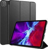 Apple iPad Pro 11 2020 inch Ultraslanke Hoesje Tri-Fold Cover Case - Zwart