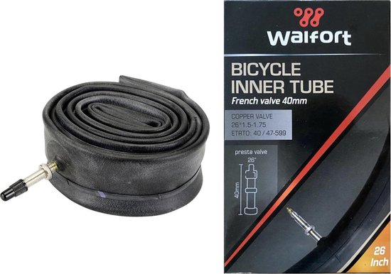 3 x Binnenband 26 inch / 26" voor de Fiets / Frans Ventiel / Racefiets / Mountainbike / Fietsbinnenband / 40 mm / Band 40 / 47 - 599 Wiel / 26 * 1.5 - 1.75 / 26 " — afbeelding 5