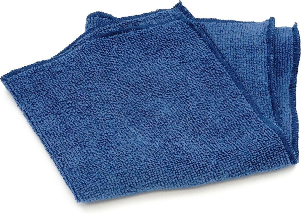 Goedkoopste Microvezeldoekjes – Polyester – Yiltex – 30x30cm – Blauw - 3st