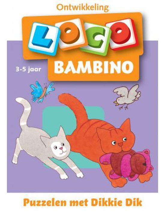 Afbeelding van het spel Loco Bambino - Boekje - Puzzelen met Dikkie Dik - 3/5 Jaar