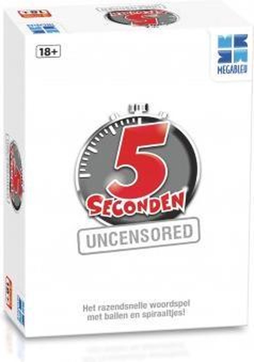 5 Seconden Uncensored - Kaartspel - Spelletjes voor Volwassenen - 18+ Spel  | Games | bol.com