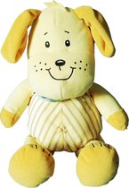 knuffelhond maskotka geel - 25 cm