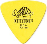 Dunlop Tortex Triangle Yellow 73mm standaard plectrum