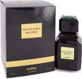 Hatkora Wood by Ajmal 100 ml - Eau De Parfum Spray (Unisex)