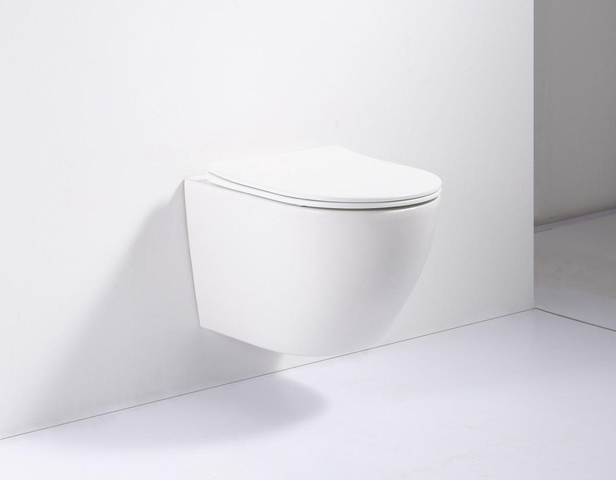 Star & Art | Hangend Toilet | Mat Wit | Softclose | Nano Coating & Rimless Functie