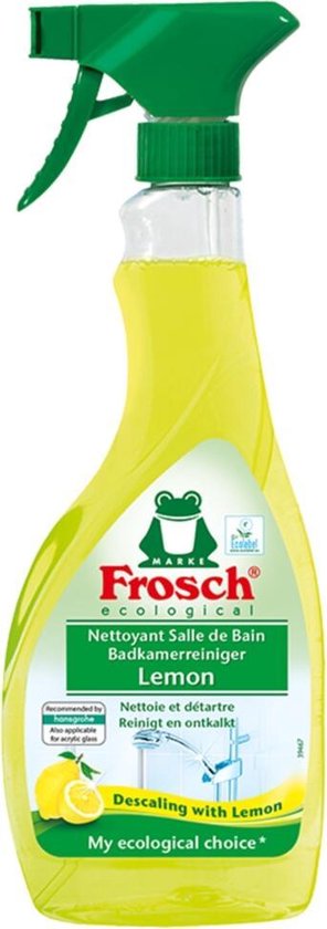 8x Frosch Badkamereiniger Lemon 500 ml