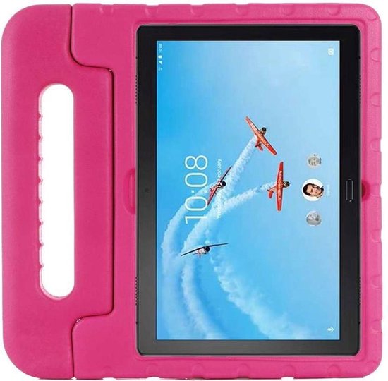 Vervagen team Zoekmachinemarketing Lenovo Tab M10 Kinder Tablet Hoes hoesje - Just in Case - Effen Roze -  EVA-foam | bol.com