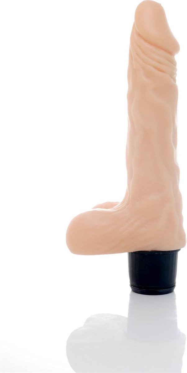 Goedkoopste Bossoftoys - Cyclone - 12 Function - Realistic Vibrator - Cyber Leather - Extra Ordinary Flexible Material - Flesh - 20,5 Cm - 44-00010 - gave Cadeaubox