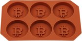 Bitcoin vorm voor grappige ijsblokjes of chocolade - IJsvorm/Chocoladevorm siliconen