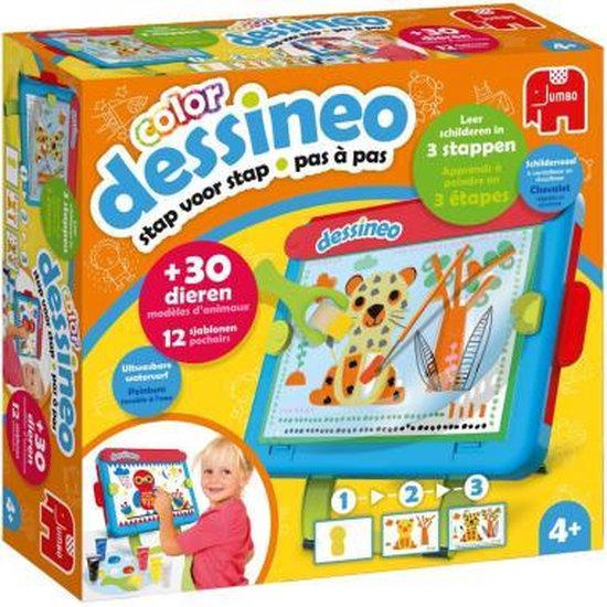 | Dessineo Schildersezel leren tekenen en schilderen Jumbo Dessineo Tekenen | wehkamp