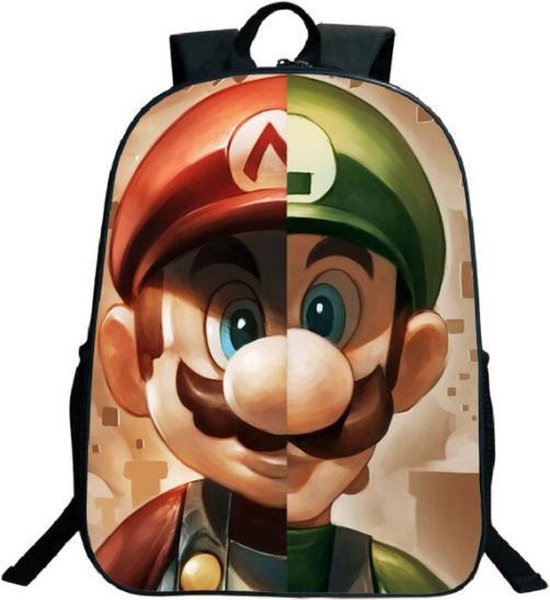 inch drinken rand Mario rugzak groot Mario/Luigi - kinderen - kinderrugzak - rugtas - tas -  schooltas -... | bol.com