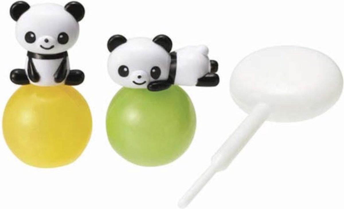 Bento Saus Flesjes Panda Kawaii - Mini flesjes voor dressing / sausjes - voor bentobox / lunchbox