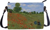 Signare - Schoudertas - Kunst - Gobelin - Poppy Field- Claude Monet