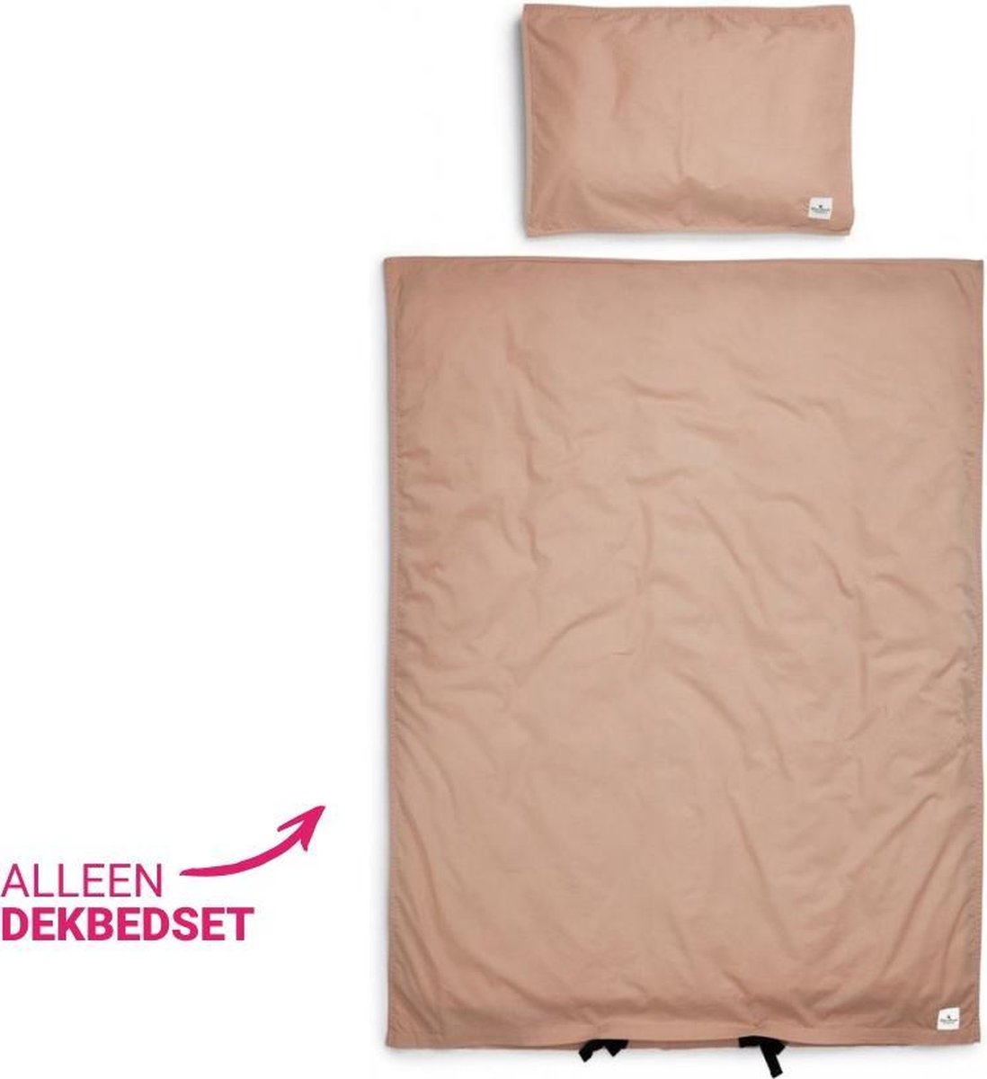 Elodie - Dekbedset - overtrek + kussensloop - 100x130cm - Faded Rose