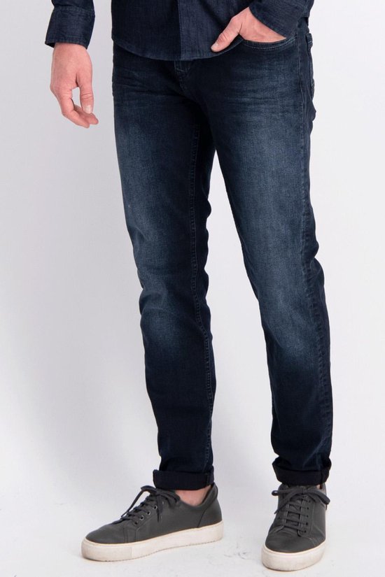 Cars Jeans - Heren Jeans - Heren - W38 X L34 - Zwart - Katoen - Blast-blue.blac