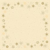 Duni Napperon Star Stories 84 Cm Papier Crème