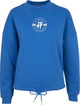 FitProWear  Hoodie Dames - Blauw  - Maat XL - Dames  - Oversized pasvorm - Sporttrui - Sweater - Hoodie - Trui dames - Trui - Katoen / Polyester - Trui Capuchon - Sportkleding  - C