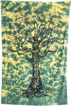 Authentiek Wandkleed Katoen met Tree of Life (215 x 135 cm)