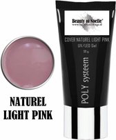 Poly Systeem NATURAL LIGHT PINK 30 gram tube, Polyacryl, Acrylic gel, beautyofnoelle©,Polygel,AcrylicUv gel