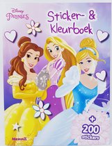 DISNEY PRINCESS STICKER- EN KLEURBOEK - 200 STICKERS !