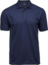 Tee Jays Heren Luxe Stretch Short Sleeve Polo Shirt (Denim)