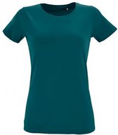 SOLS Dames/dames Regent Fit T-Shirt met korte mouwen (Eendenblauw)