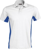 Kariban Heren Poloshirt met korte mouwen (Dual Colour) (Wit/royaal)