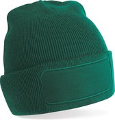 Beechfield Unisex gewone winterse muts / hoofddeksel (ideaal voor het printen) (Fles groen)