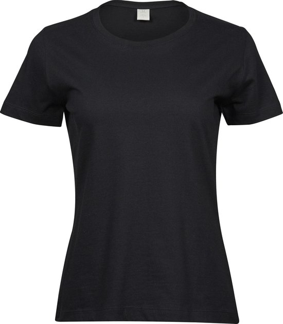 Tee Jays Dames/dames Sof T-Shirt (Zwart)